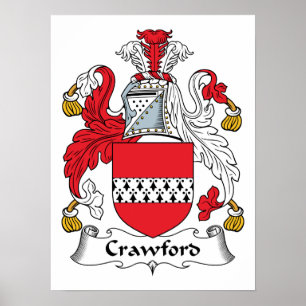 Crawford Familienwappen Poster