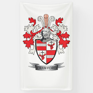 Crawford-Familienwappen-Wappen Banner