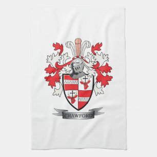 Crawford-Familienwappen-Wappen Handtuch