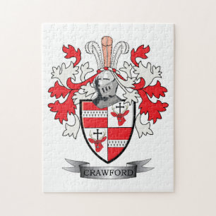 Crawford-Familienwappen-Wappen Puzzle