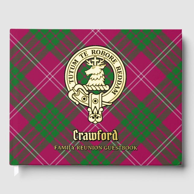 Crawford Family Wiedersehen Gästebuch (Vorderseite)
