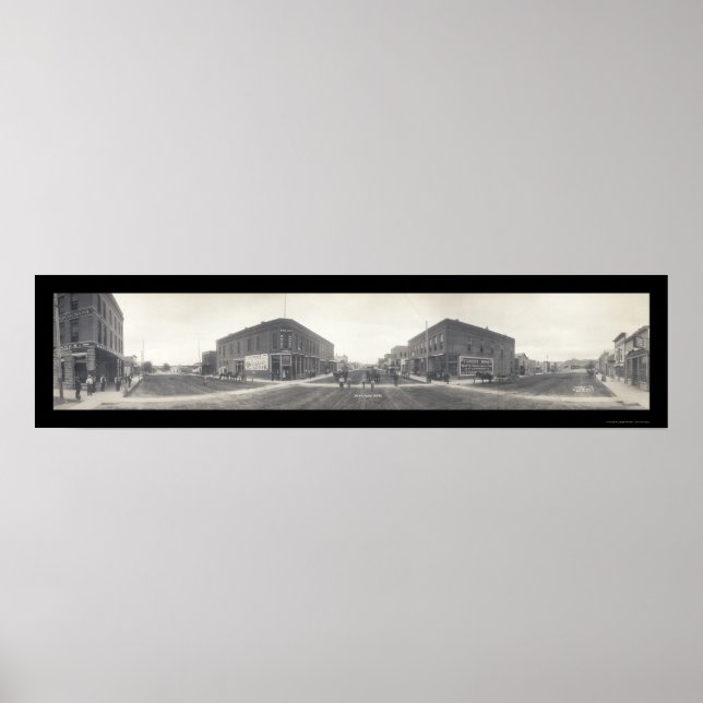 Crawford, Nebraska Foto 1909 Poster (Vorne)