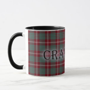 Crawford Tartan mit Nachname Tasse