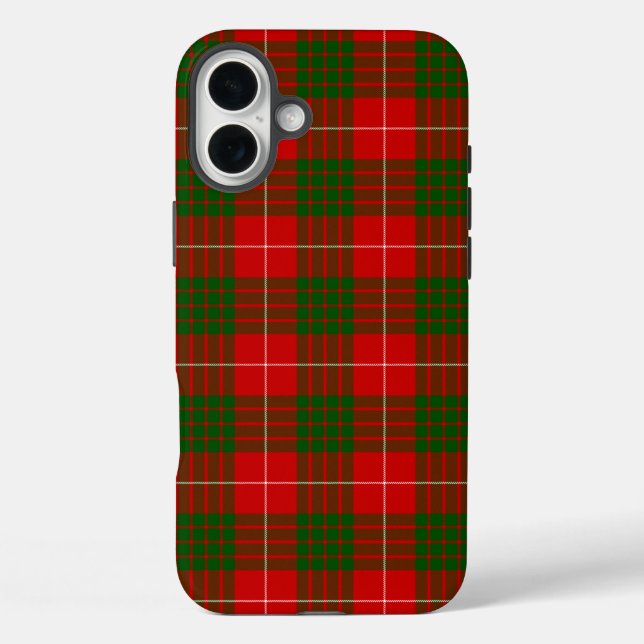 Crawford tartan rot kariert Case-Mate iPhone hülle (Rückseite)