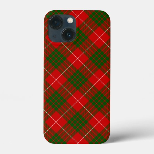 Crawford tartan rot kariert Case-Mate iPhone hülle (Rückseite)