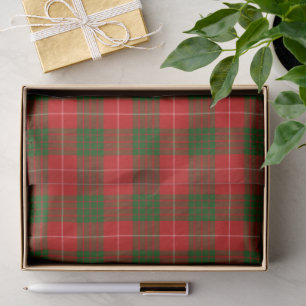 Crawford tartan rot kariert seidenpapier