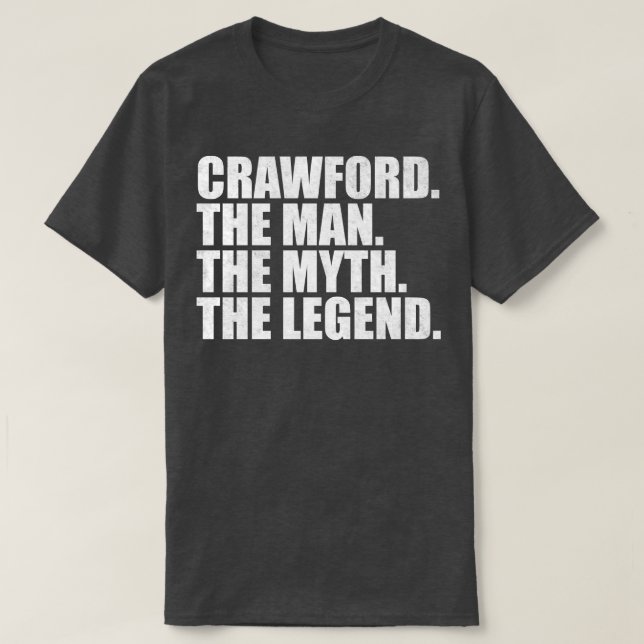 CrawfordCrawford Familienname Crawford Nachname Cr T-Shirt (Design vorne)