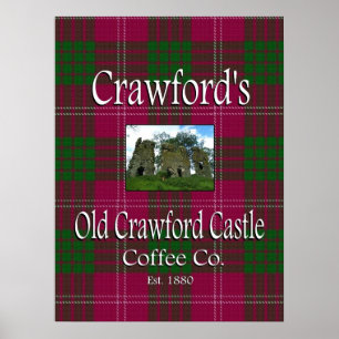 Crawfords Old Crawford Castle Coffee Co. Poster