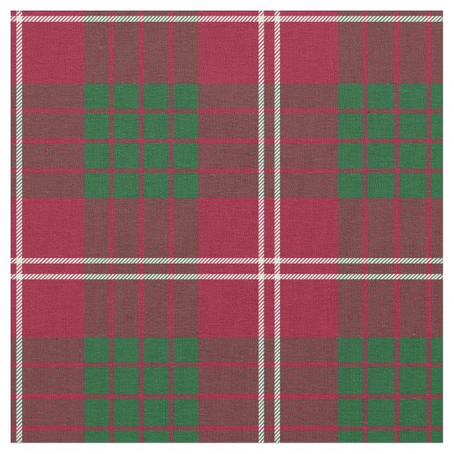 Crawfordtartan-Druck Stoff (Nahaufnahme)