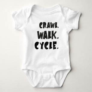 Crawl Walk Cycle - Cycling Baby - Bike Baby Baby Strampler