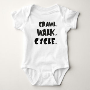 Crawl Walk Cycle - Radfahren Baby - Fahrrad Baby Strampler