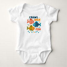 Crawl Walk Fish | Angeln Aquatische Meilensteine