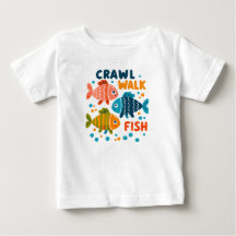 Crawl Walk Fish | Angeln Aquatische Meilensteine