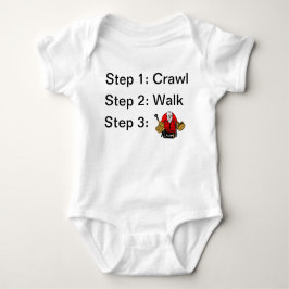 Crawl Walk Hockey Goalie Baby Bodysuit Baby Strampler