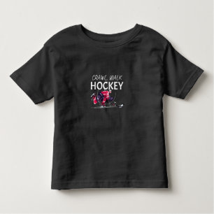 Crawl, Walk, Hockey Kleinkind T-shirt