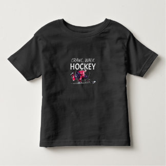 Crawl, Walk, Hockey Kleinkind T-shirt
