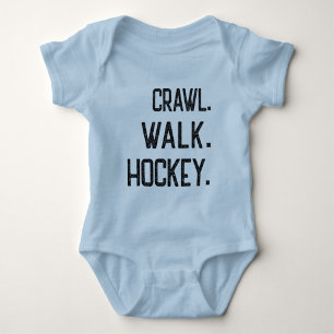 Crawl Walk Hockey - Niedlicher Kleiner Hockey Baby Strampler