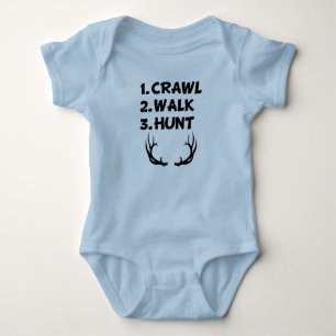 Crawl Walk Hunt Baby Junge Shirt