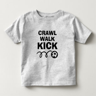CRAWL WALK KICK Fußball Shirt für Kleinkinder