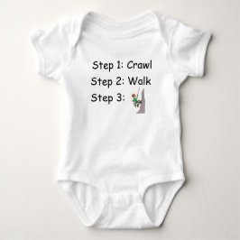 Crawl Walk Rock Climbing Baby Bodysuit Strampler