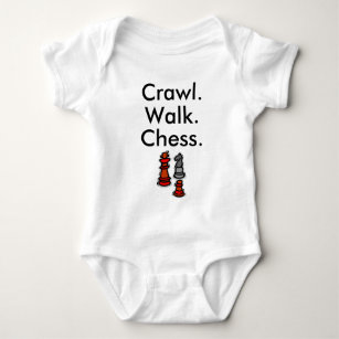 Crawl Walk Schach Baby Bodysuit Baby Strampler