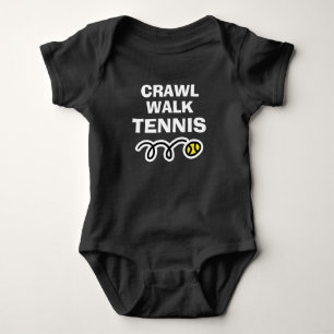 CRAWL WALK TENNIS Sportkleidung für Neugeborene Baby Strampler
