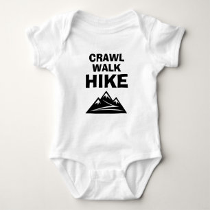 Crawl Walk Wandern lustige Wanderkarosserie Baby Strampler