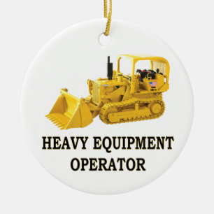 CRAWLER LOADER KERAMIKORNAMENT