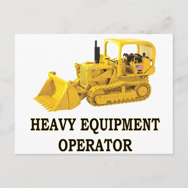 CRAWLER LOADER POSTKARTE (Vorderseite)