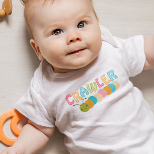 Crawler mit Niedlicher Raupe Baby Strampler