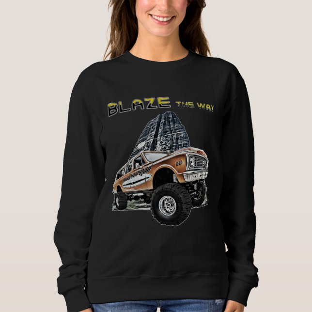 Crawling Lifted Squarebody Square-Body Square Body Sweatshirt (Vorderseite)
