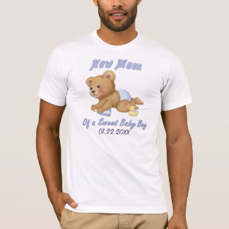 Crawling Teddy - Junge Mutter des Jungen - Anpasse T-Shirt