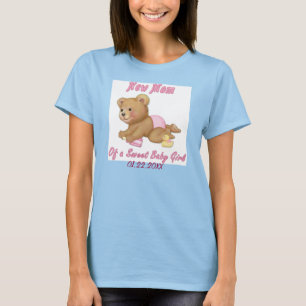 Crawling Teddy - Junge Mutter des Mädchens - Anpas T-Shirt