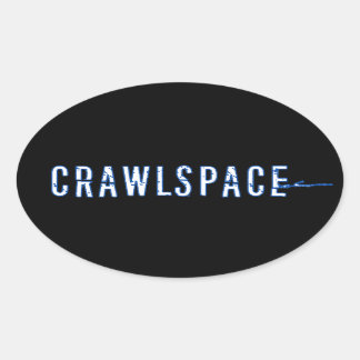 Crawlspace Oval Sticker - Glossar