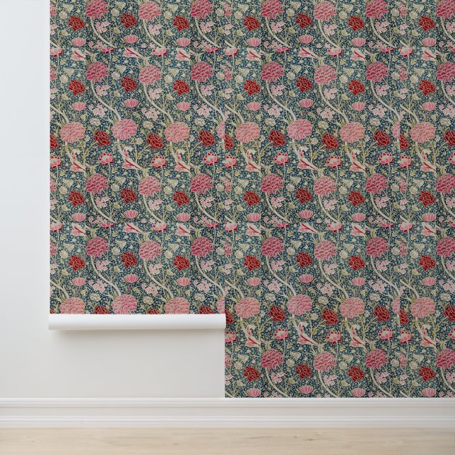 Cray Botanical Pattern Morris William Floral Tapete (Anwendung)