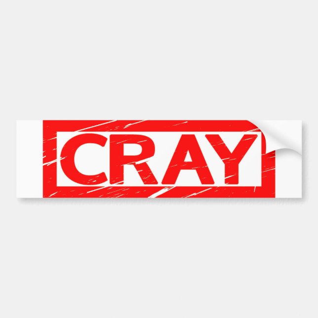 Cray Briefmarke Autoaufkleber (Vorne)