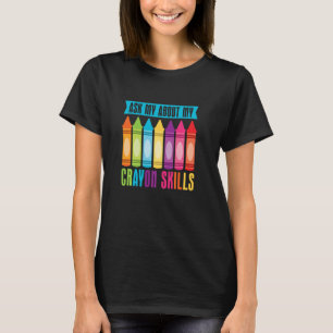 Cray Colors Kinderkunst - Wachsmalstift T-Shirt