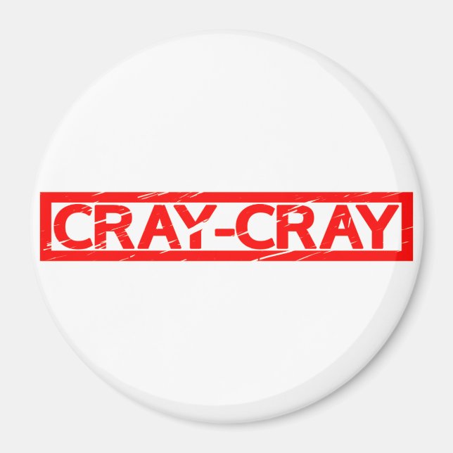 Cray-Cray-Briefmarke Magnet (Vorne)