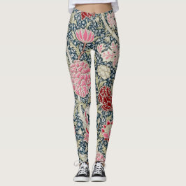 Cray Pattern (von William Morris) Art Leggings