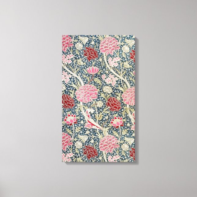 Cray Pattern (von William Morris) Art Leinwanddruck (Vorderseite)