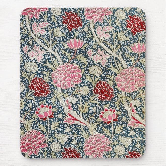 Cray Pattern (von William Morris) Mousepad (Vorne)