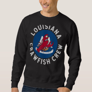 Crayfish Crawfish Boil Louisiana Crawfish Crew Sweatshirt