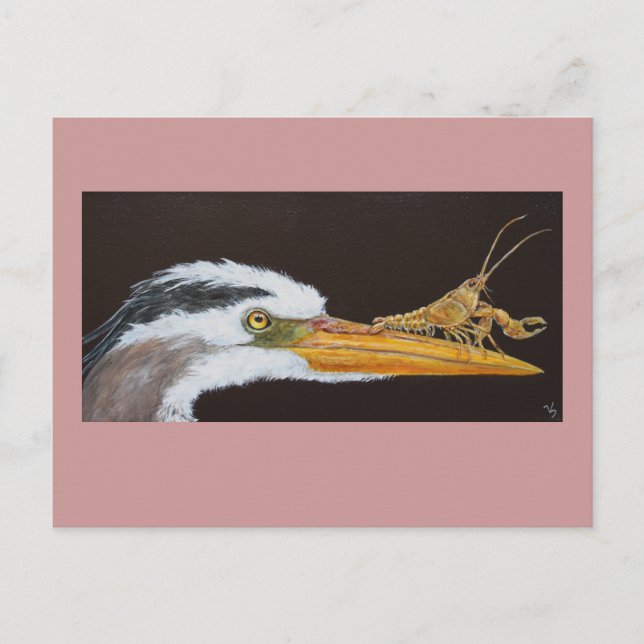 Crayfish lernt Postkarte zu überspringen (Vorderseite)