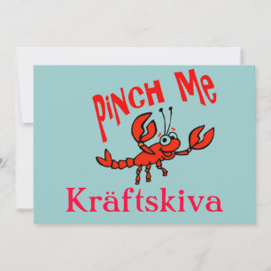 Crayfish Party, Kräftskiva, Skandinavien Einladung