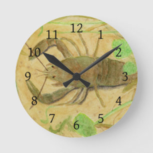 Crayfish Runde Wanduhr