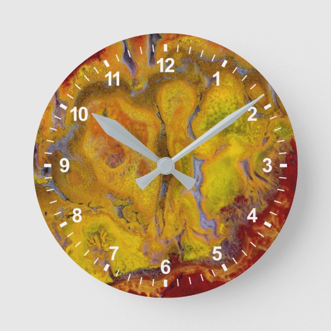 Crayola Jasper Runde Wanduhr (Vorderseite)