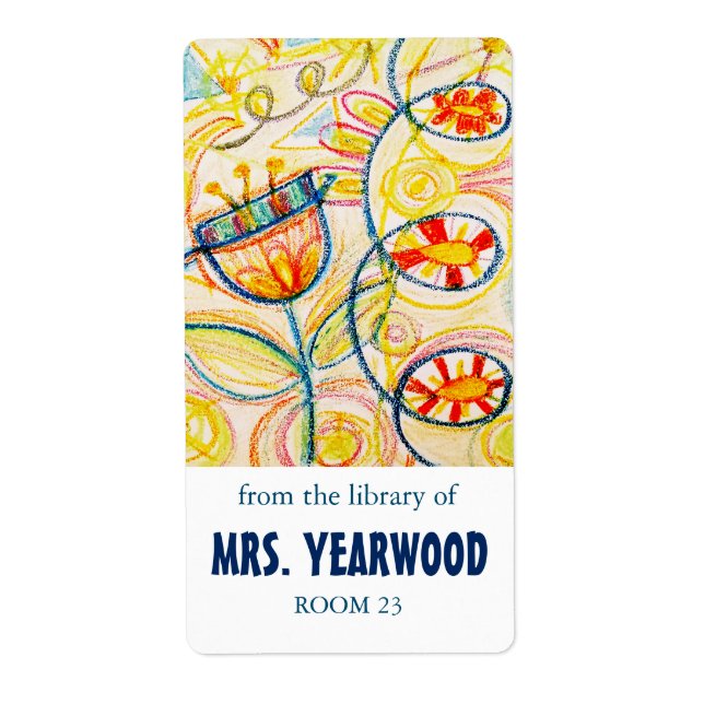 Crayon Art Buchzeichen (Vorne)