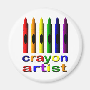 Crayon Artist Magnet