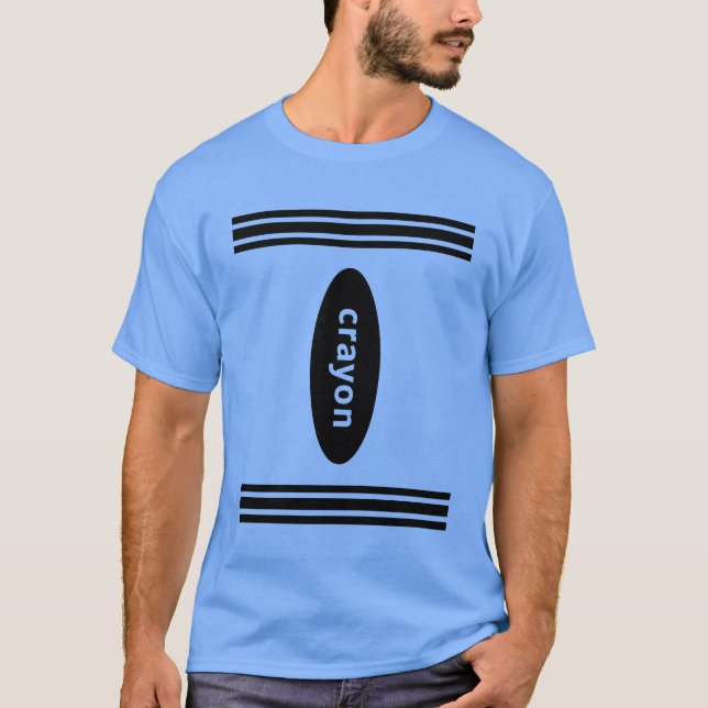 Crayon Box Halloween Costume Couple Group T-Shirt (Vorderseite)