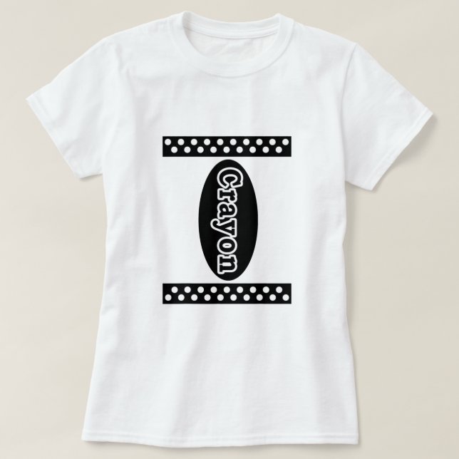 Crayon Box Halloween Kostüm Wählen Sie Farbe - Cou T-Shirt (Design vorne)